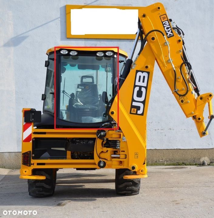 Szyba Jcb 3CX 4CX kabina P21 nr 117 - 2