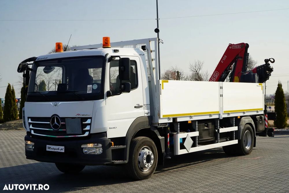 Mercedes-Benz ATEGO / 16 30 / E6 / CUTIE DE VITEZE + HDS FASSI F 155 / ADR / RADIO CONTROL - 8