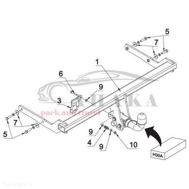Hak Holowniczy Automat Do Skoda Fabia Iii Hatchback Od 2018 - 2