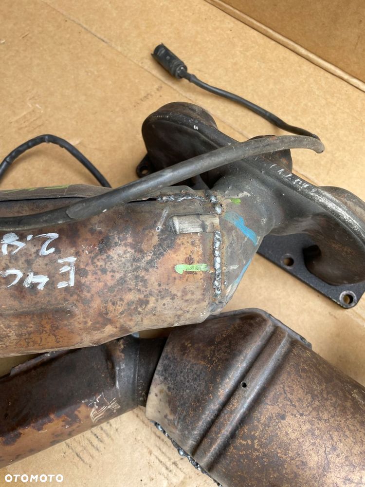 kolektor wydechowy katalizator bmw e46 2.0 2.3 2.8 i m52 tu komplet - 3