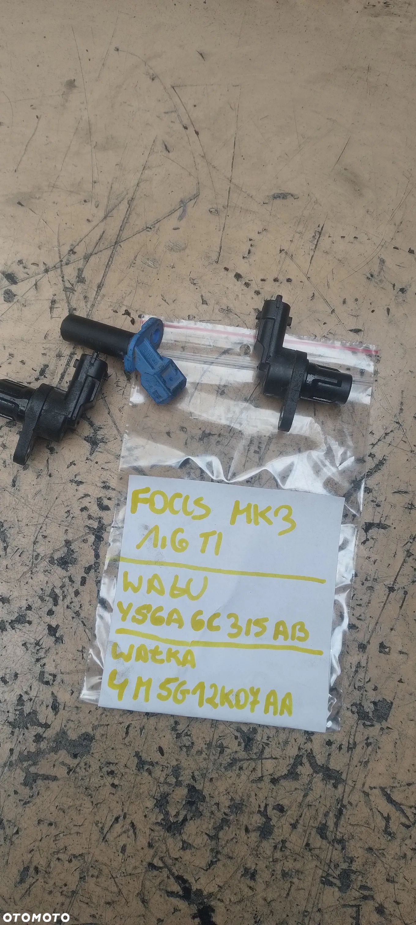 FORD FIESTA MK7 FOCUS MK3 1,6 TI-VCT czujnik wału wałka 4M5G12K07AA YS6A6C315AB - 1
