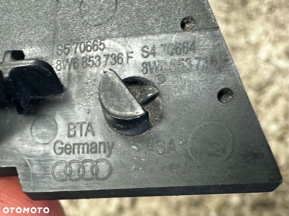 napis emblemat grill przód audi a4 s4 b9 - 6