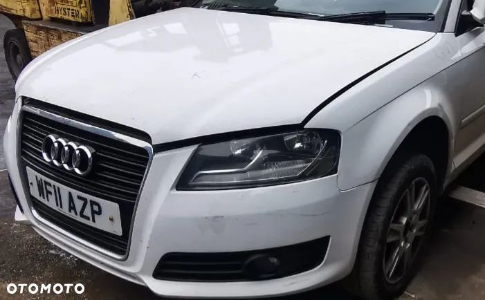 Kompletny przod AUDI A3 bialy 2011 - 2