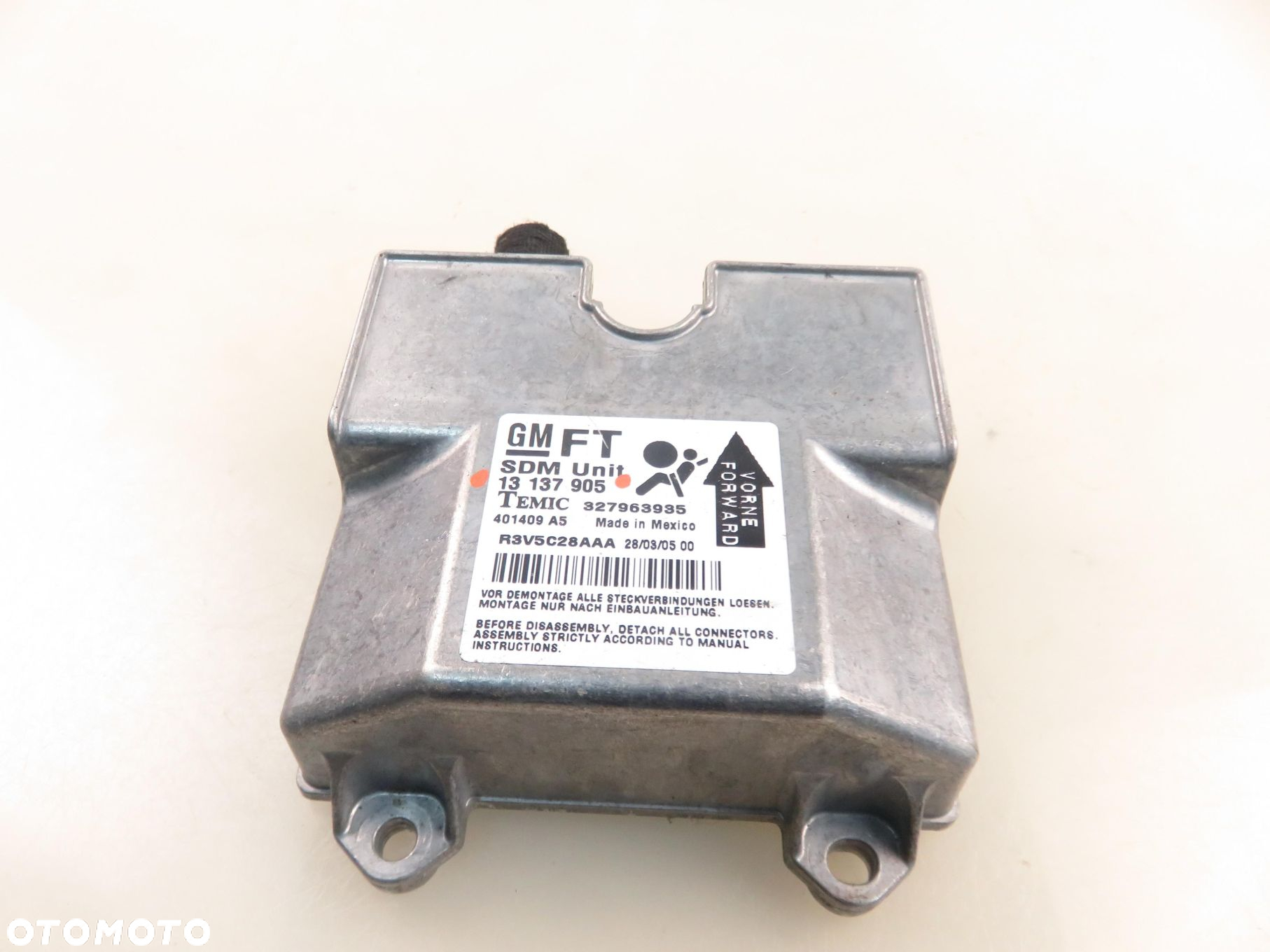 MODUŁ AIRBAG OPEL ASTRA III H GTC (L08) 13137905 - 7
