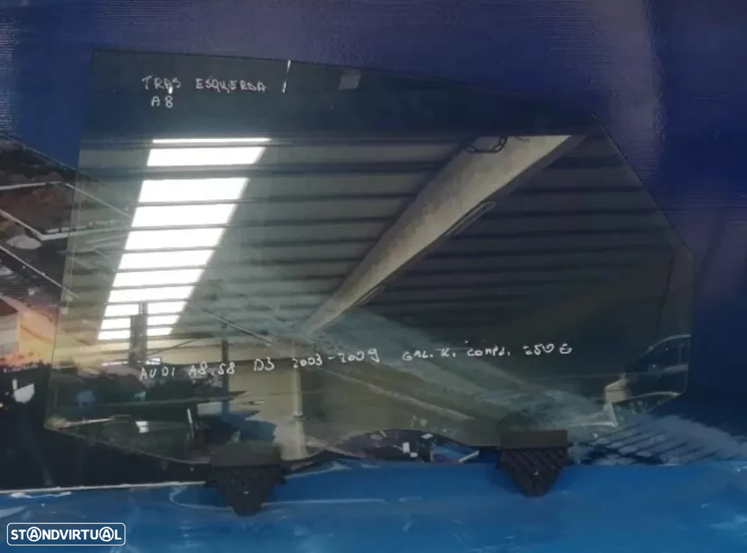 Vidro da porta traseira esquerda originais duplo para Audi A8 d3 4e0 2003+ (2x no estoque) - 2