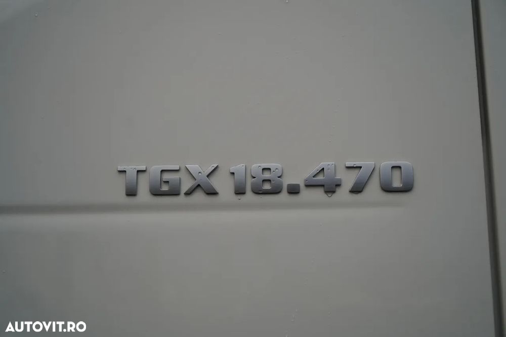 MAN TGX 18.470 / PLATĂ JOSĂ / MEGA / LOC AL CINCILEA REGLABIL / 2020 / NAVI - 22