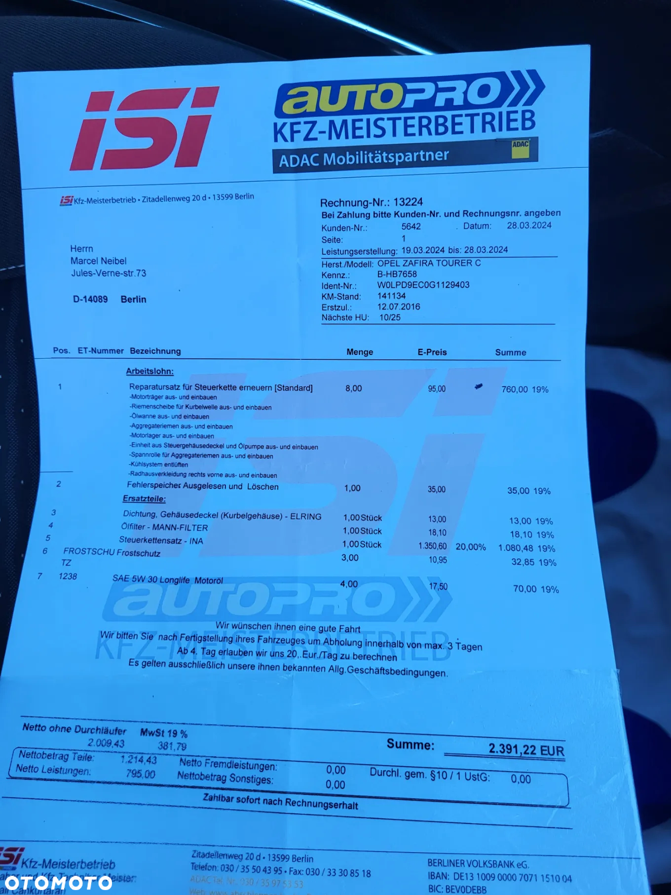 Opel Zafira Tourer 1.4 Turbo Edition - 40