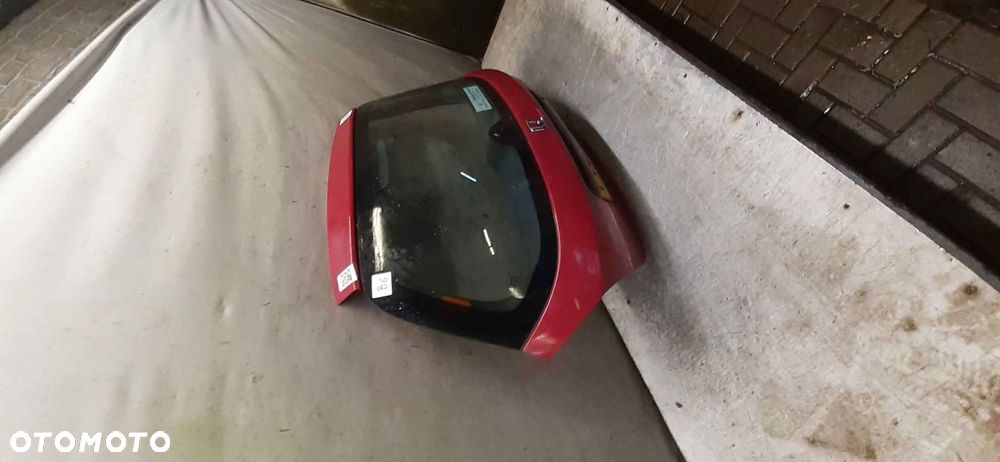 / KLAPA TYŁ TYLNA BAGAŻNIKA HONDA CIVIC VII 7 HB 5D 5 DRZWI R81 CZERWONY - 4