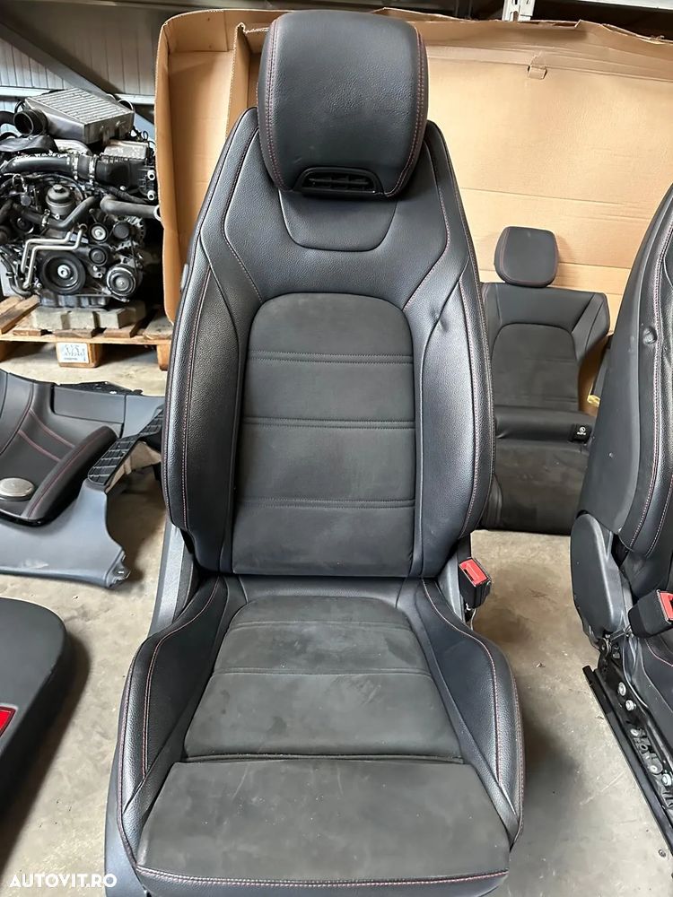Interior de piele cu încălzire și ventilatie Mercedes C43 AMG cabrio 2017 - 3
