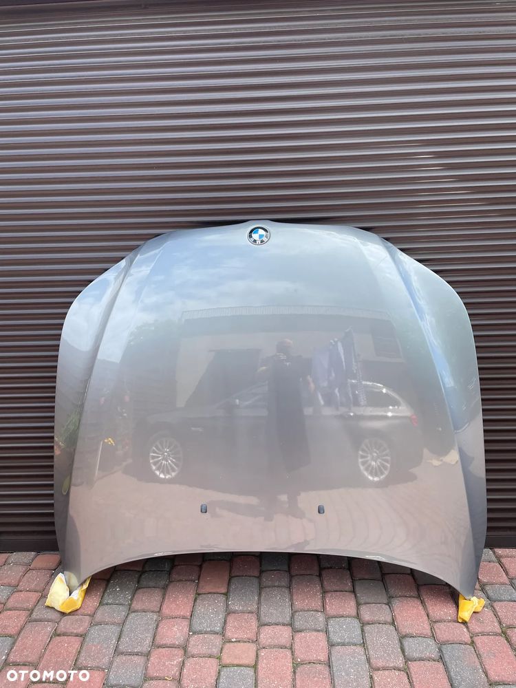bmw e60 e61 maska oryginał w kolor 52/7 spacegrau met. - 1