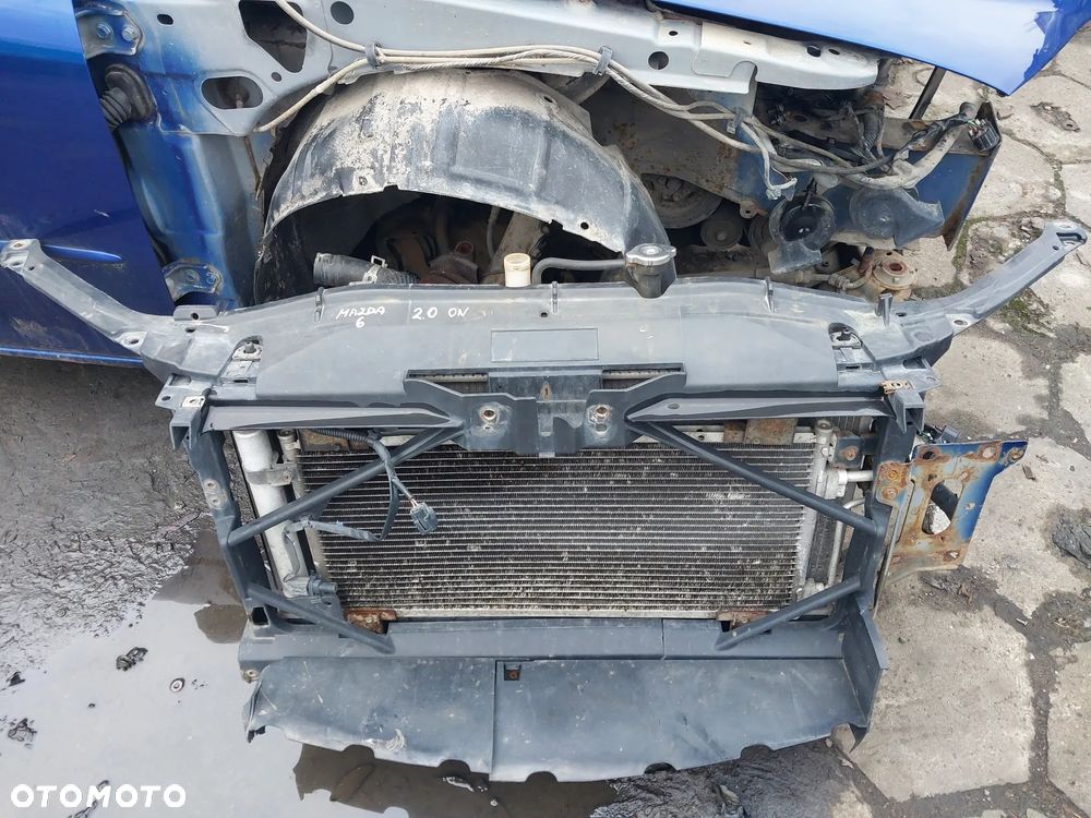 Pas przedni Maska Zderzak Chłodnice wody klimatyzacji Mazda 6 - 3