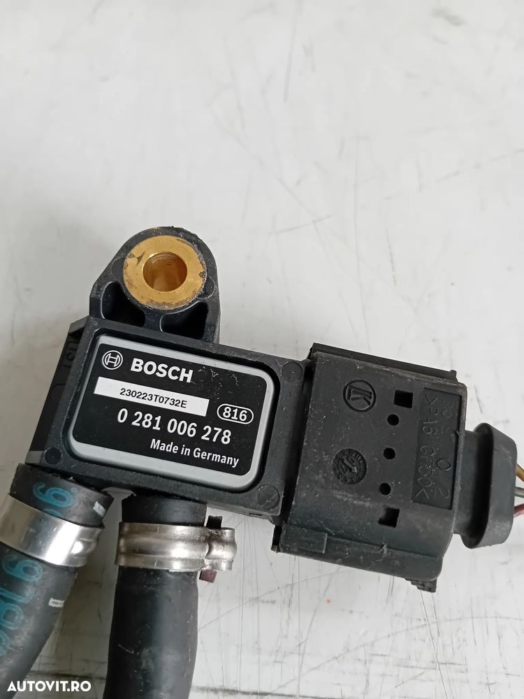 Senzor Presiune Gaze Evacuare Mercedes C Class W204 2.2 Cdi Euro 4 Cod 0281006278 Motor 646811 - 4