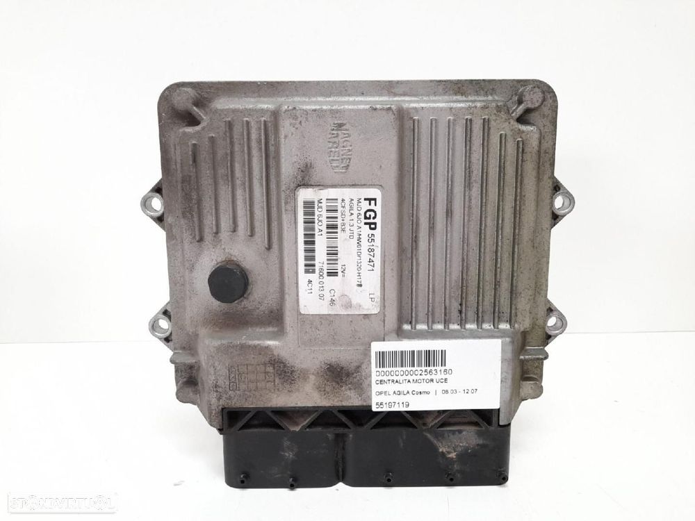 CENTRALINA DO MOTOR UCE OPEL AGILA - 1
