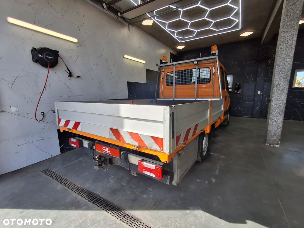 Iveco Daily 35S14 Doka Dubel Brygadówka Służba Drogowa Silnik 3.0 Pomarańczowy 6 Miejsc Hak Kamera Cofania Webasto Ogrzewanie Postojowe Klimatyzacja Fotele Pneumatyczne - 7