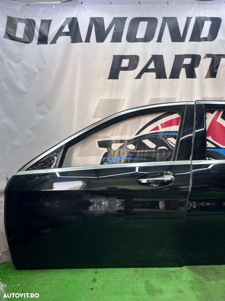 Mercedes S-Class W222 Long Portiera Usa Stanga Fata-Spate Negru 197 - 5
