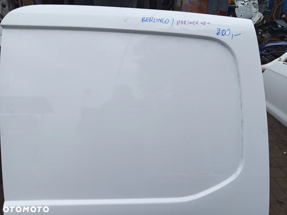 CITROEN BERLINGO PEUGEOT PARTNER 08- DRZWI PRAWE PRZESUWNE - 3