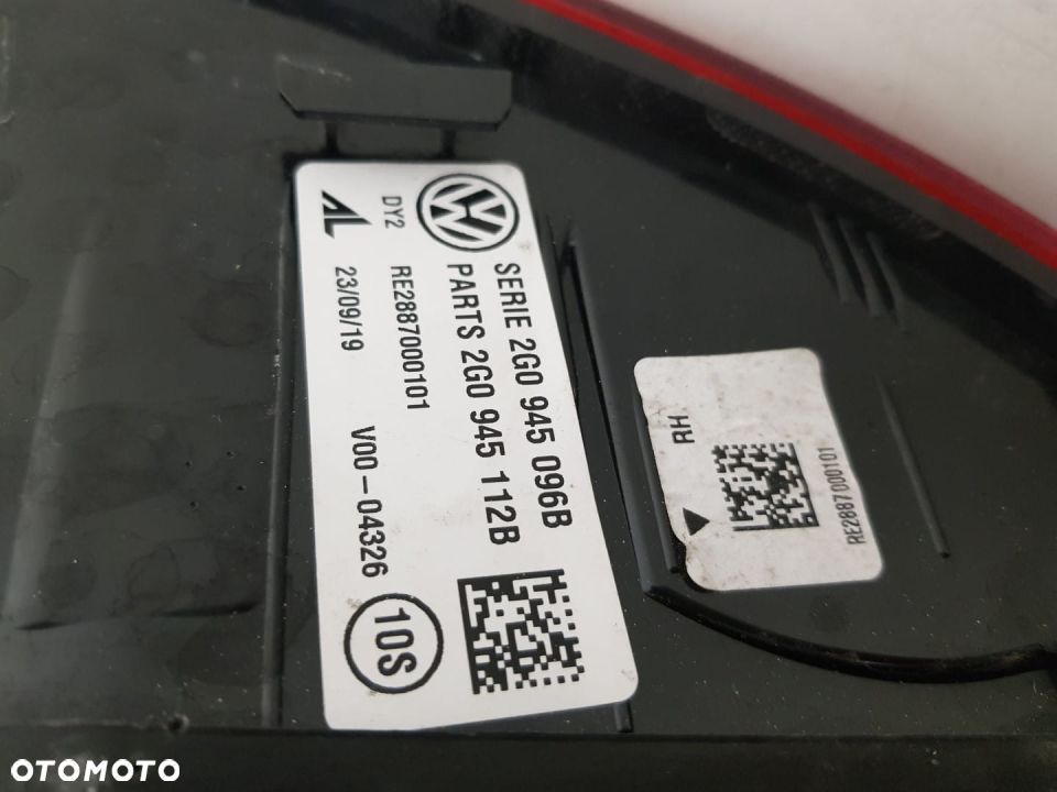 VW POLO 6 VI LAMPA TYLNA PRAWA PRAWY TYŁ LED 2G0945112B - 5