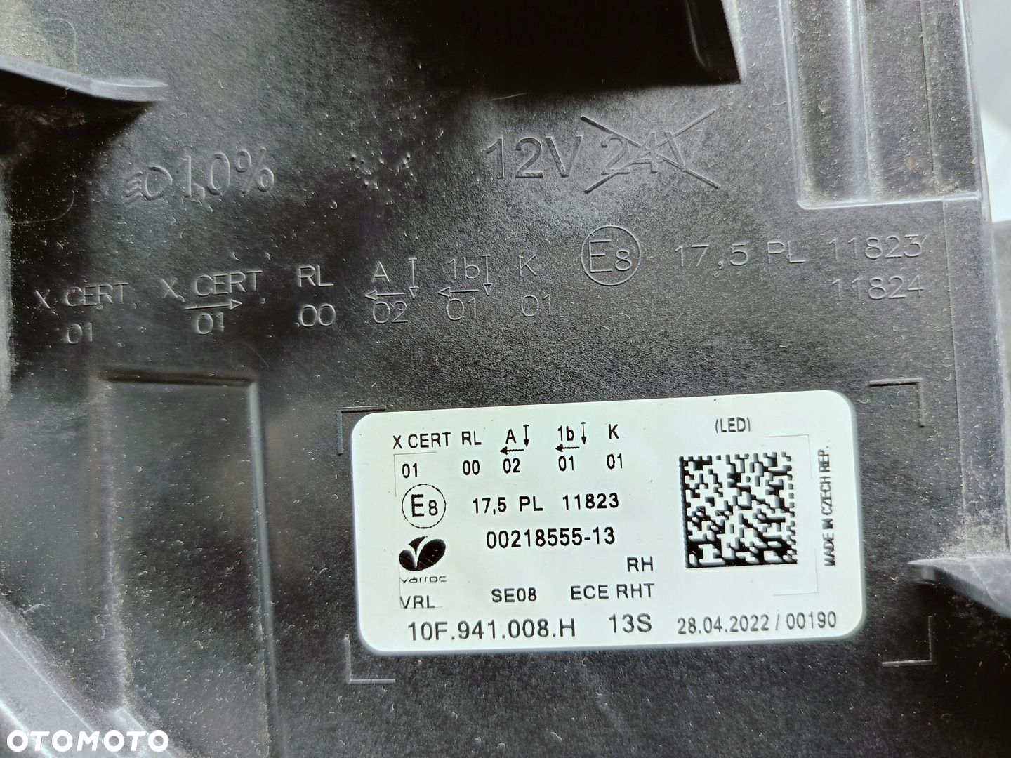 SEAT CUPRA BORN 21- LAMPA PRAWA PRZÓD PRZEDNIA FULL LED EU 10F941008H - 14