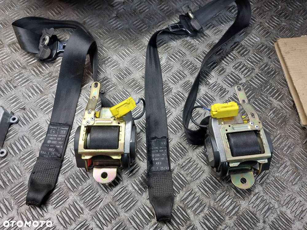 ZESTAW AIRBAG KOKPIT DESKA PASY PODUSZKI MODUŁ POLO IV 3D 6Q4857705J - 5