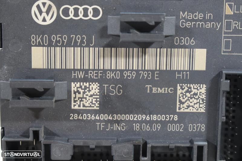 Módulo Eletrónico Audi A4 (8K2, B8)  8K0959793j / 8K0959793e - 2
