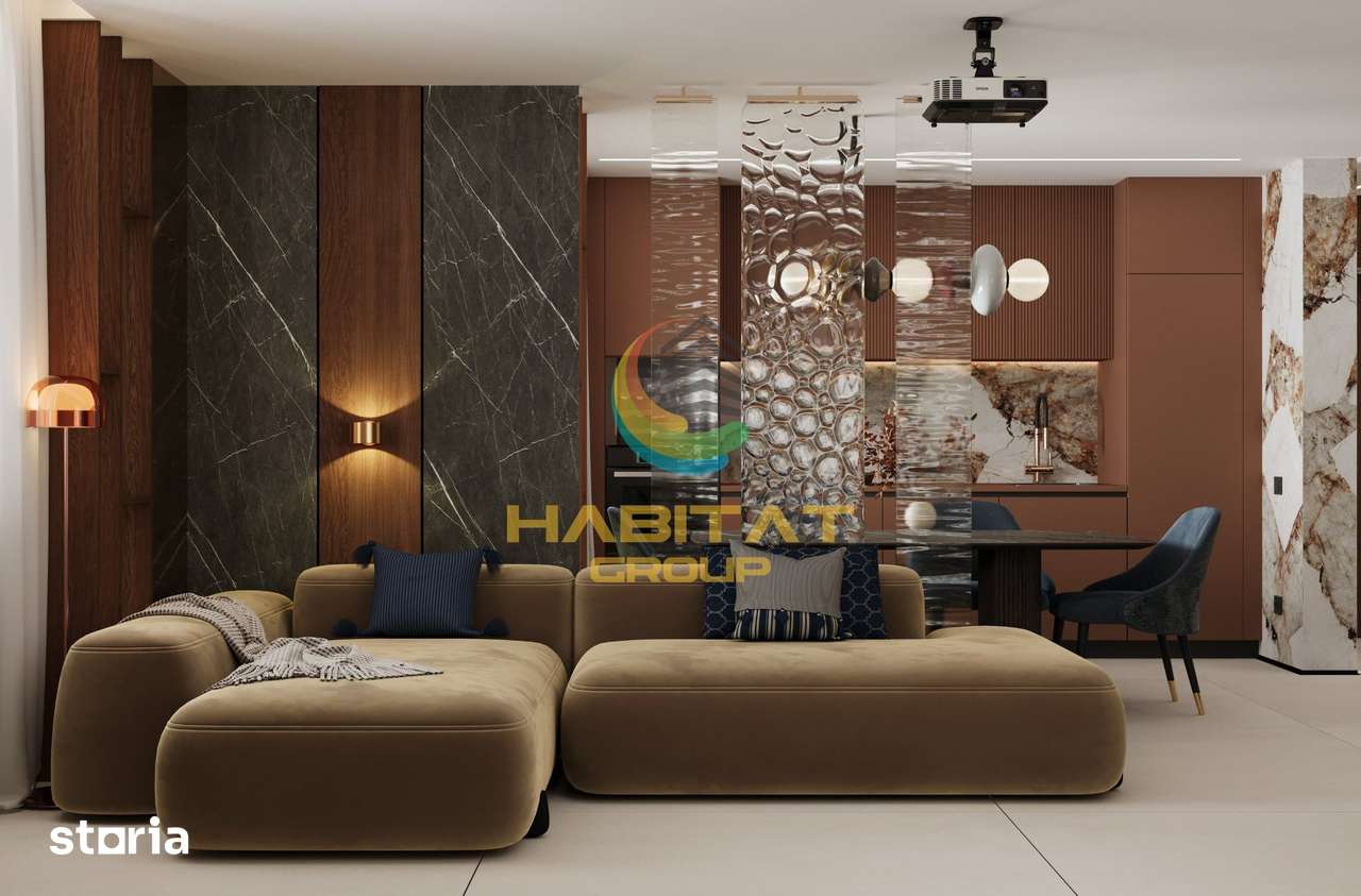 Living area of Apartament 2 bedroom in Drumul Gura Ariesului