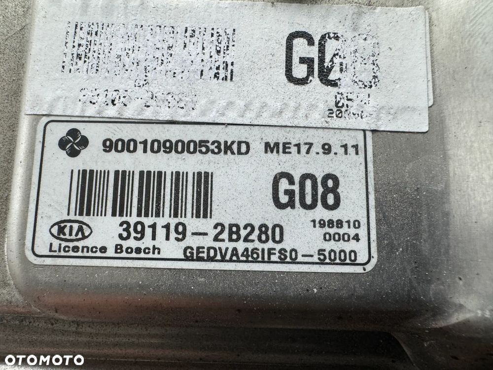 sterownik silnika komputer Kia Ceed 391192b280 9001090053kd - 2
