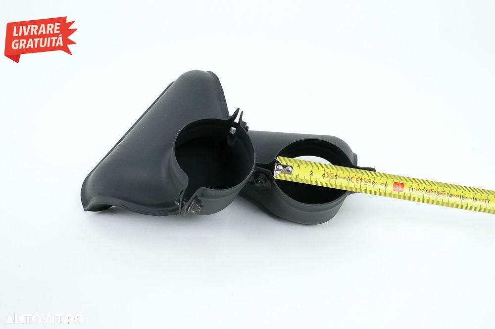 Difuzor Bara Spate si Ornamente Evacuare Audi A6 C8 4K Avant Sedan (2018-up) S6 De- livrare gratuita - 14