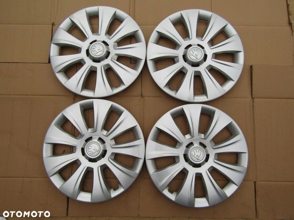 4x Kołpaki 16 Skoda Fabia Octavia I II III IV Kamiq Karoq Scala Superb Yeti - 1