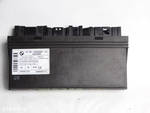BMW 5 E60 6 E63 E6xKBM Moduł komfortu 6946408 Sterownik - 2