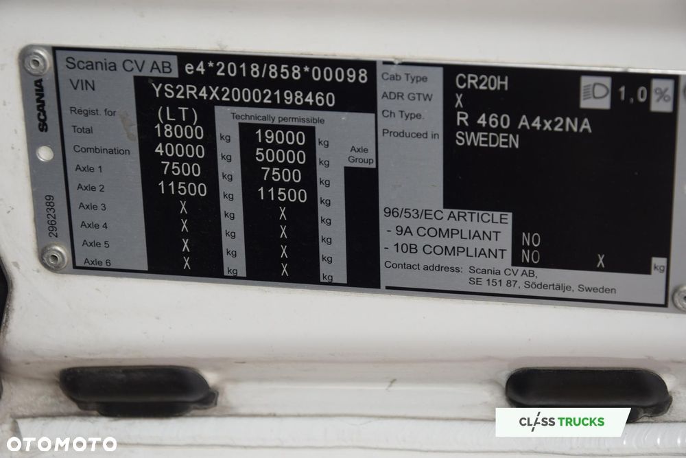 Scania R460 CR20H Adaptive Cruise Control - 17