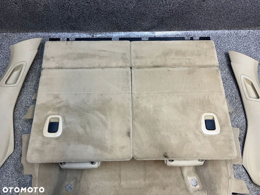Kanapa trzeci 3 rzad foteli pasy dywan skora Nappa Beige 7 osob BMW E70 X5 - 6