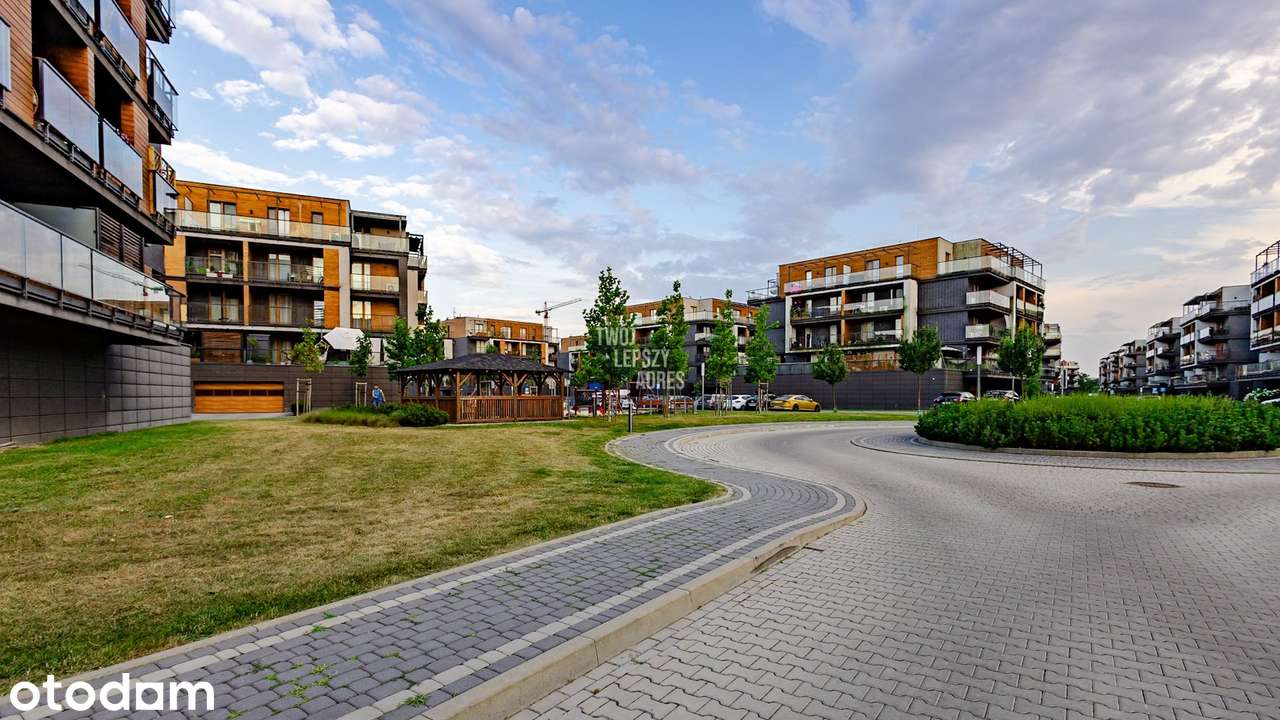 Taras 12,7 m2 ZE Ścianą Zieleni - Bagry Park