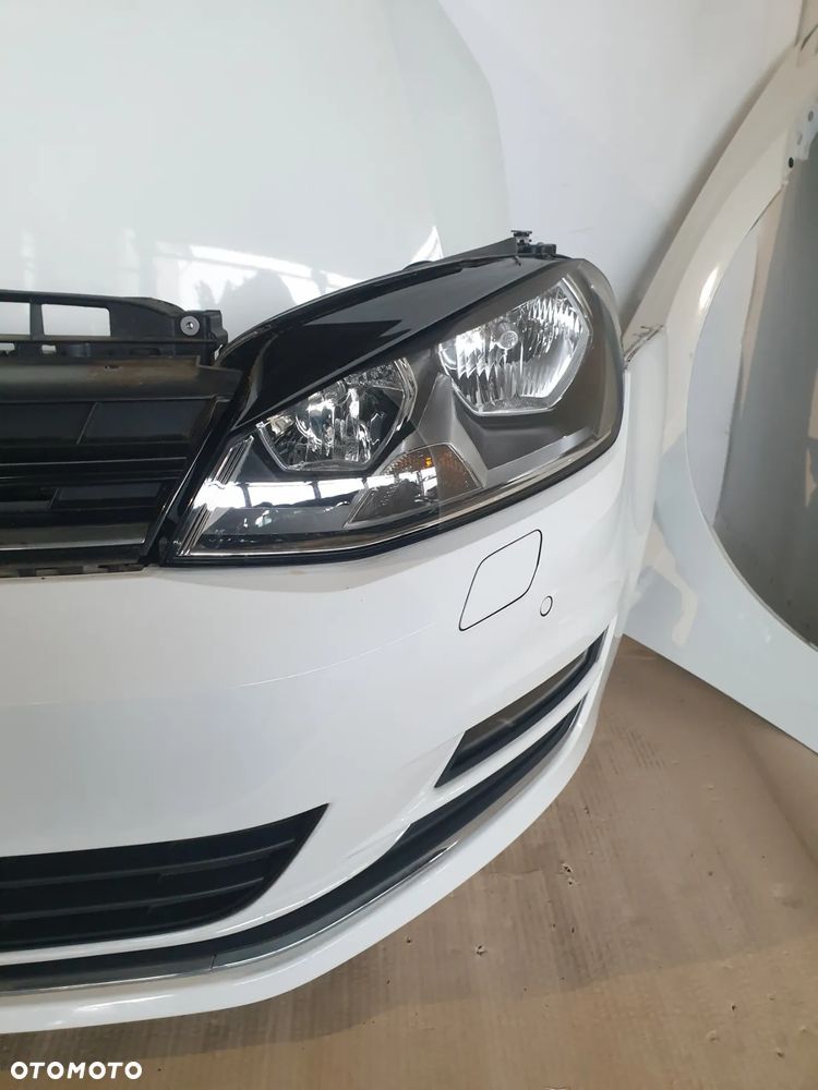 VW GOLF VII 7 GRILL ATRAPA PAS CHŁODNIC PRZEDNI CHŁODNICE WENTYLATOR WZMOCNIENIE CZOŁOWE  CHŁODNICE 2 0 TDI LAMPY PRZÓD LAMPA PRZEDNIE PRZEDNIA LEWA PRAWA LC9A BIAŁY PRZED LIFTOWY PRZED FL IDEALNY! POTESTOWY MINIMALNY PRZEBIEG! - 7