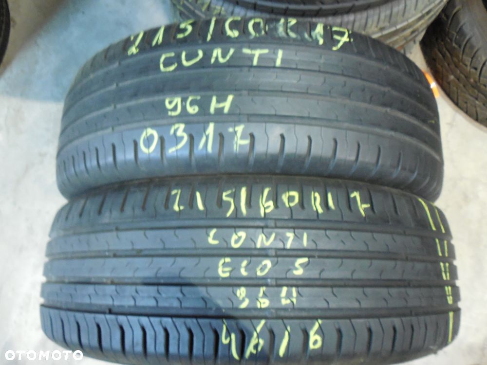 OPONY 215/60R17 CONTINENTAL CONTI ECO CONTACT 5 DOT 0317 / 4616 7.2MM - 1