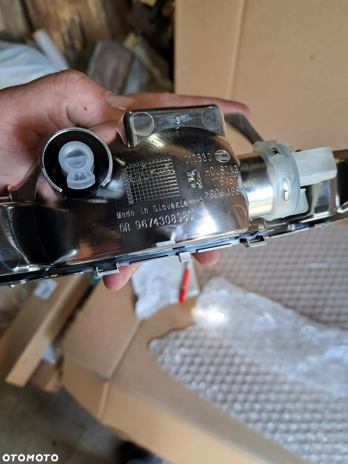 lampa przeciwmgielna tylna tył Opel Corsa F Mokka B II Peugeot 208 II Citroën C4 III C41 9674308980 - 4