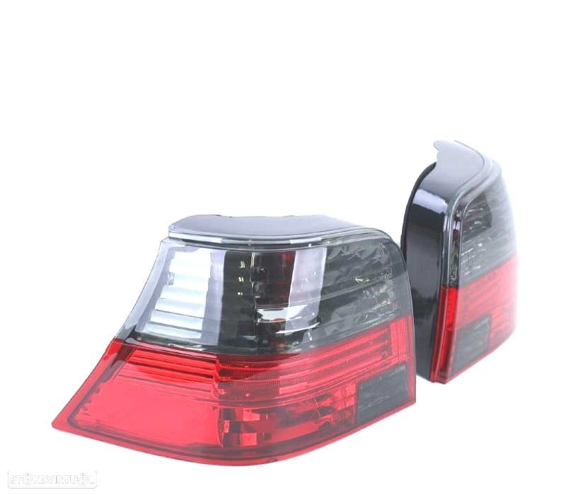 FAROLINS TRASEIROSVOLKSWAGEN VW GOLF 4 VERMELHO ESCURECIDO - 1