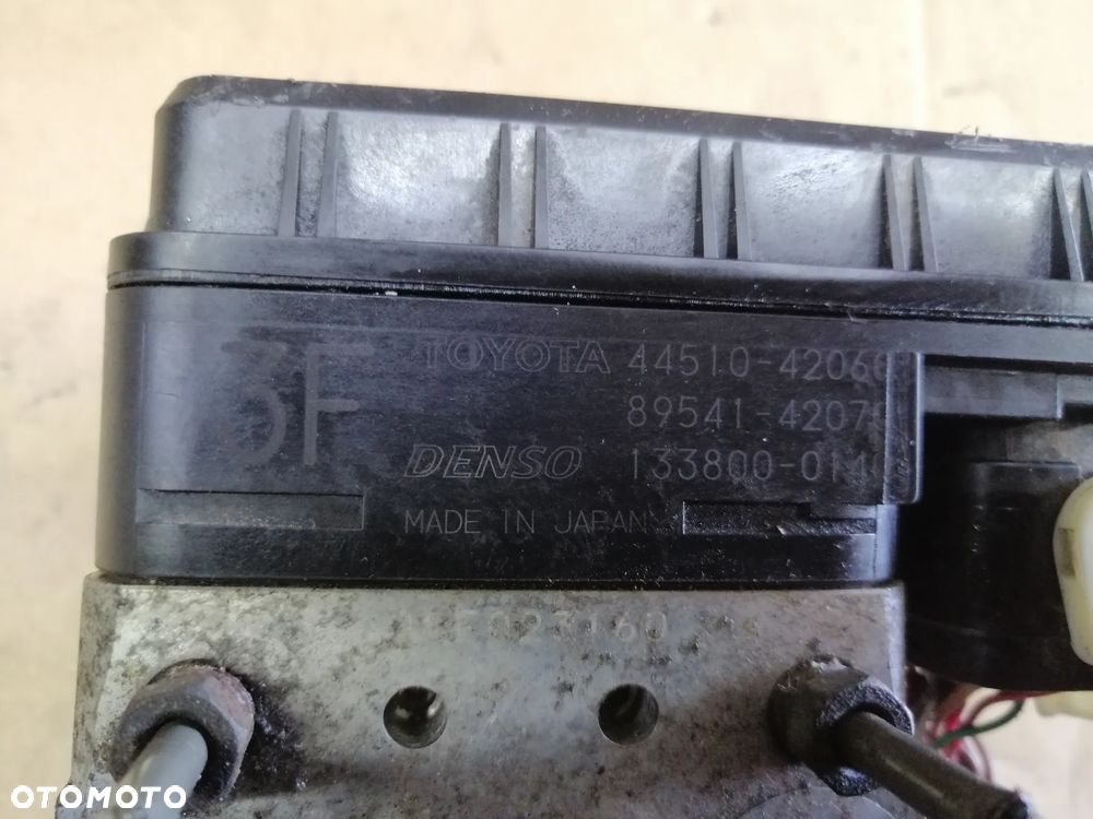 Toyota Rav 4 II pompa sterownik ABS 44510-42060 133800-0140 plus wtyczka z wiązką - 5