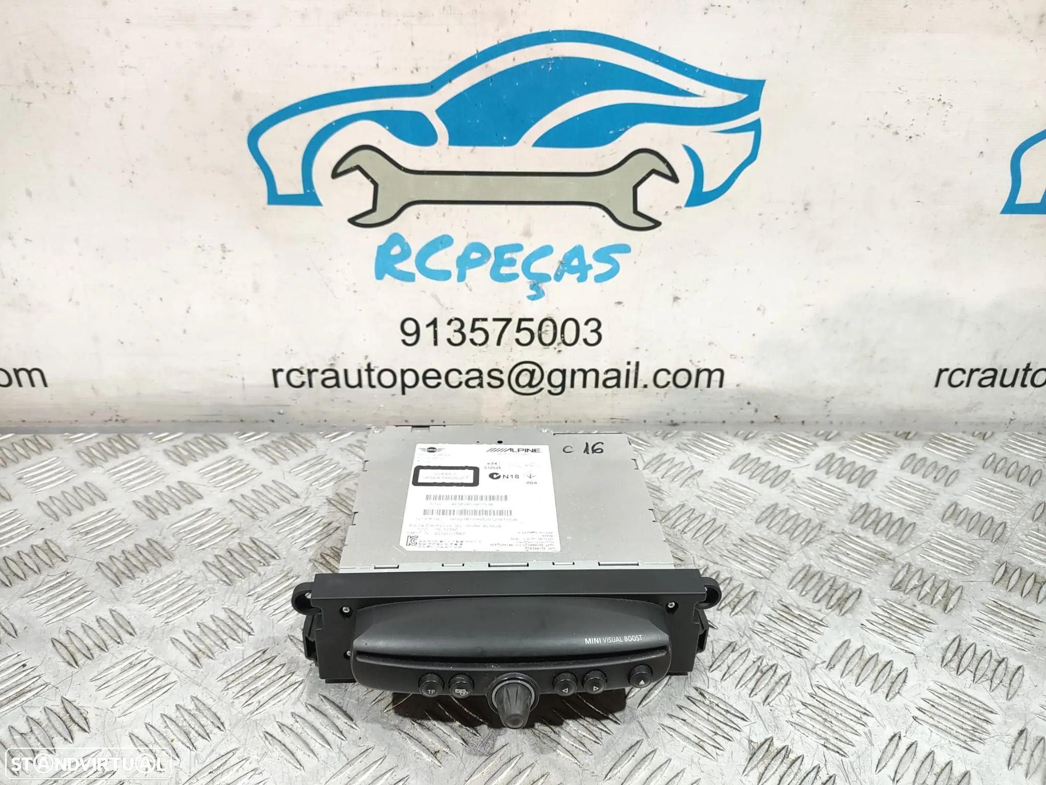 Unidade de Radio | Leitor | GPS Mini Cooper S | SD | One | JCW Original - 9286637 - R55 | R56 | R57 | R58 | R59 | R60 Bluetooth - 1
