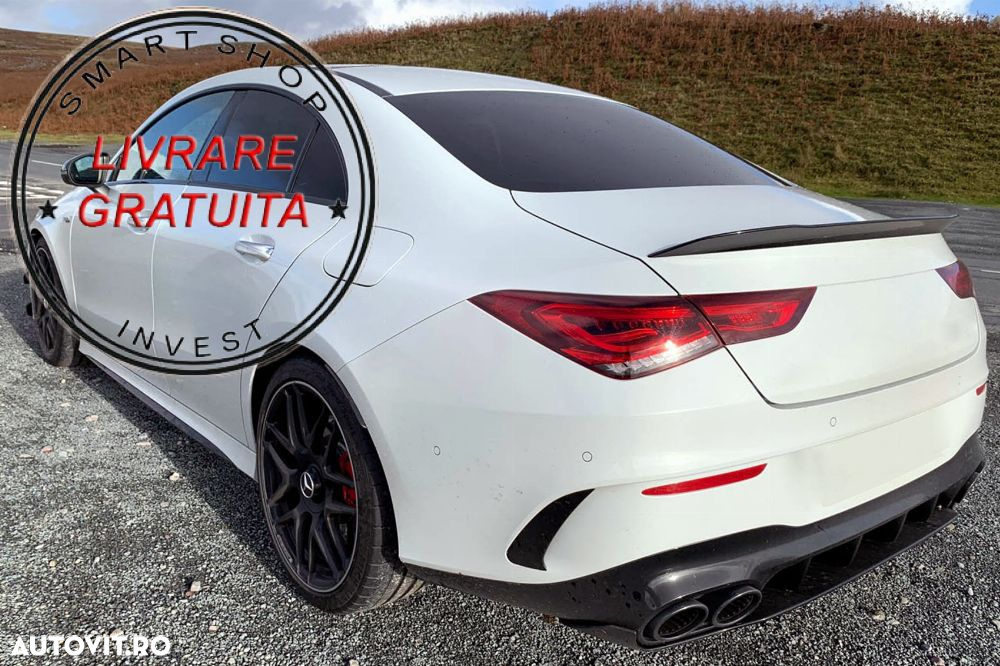 Eleron Portbagaj Mercedes CLA Coupe C118 (2019-up) Negru Lucios- livrare gratuita - 9