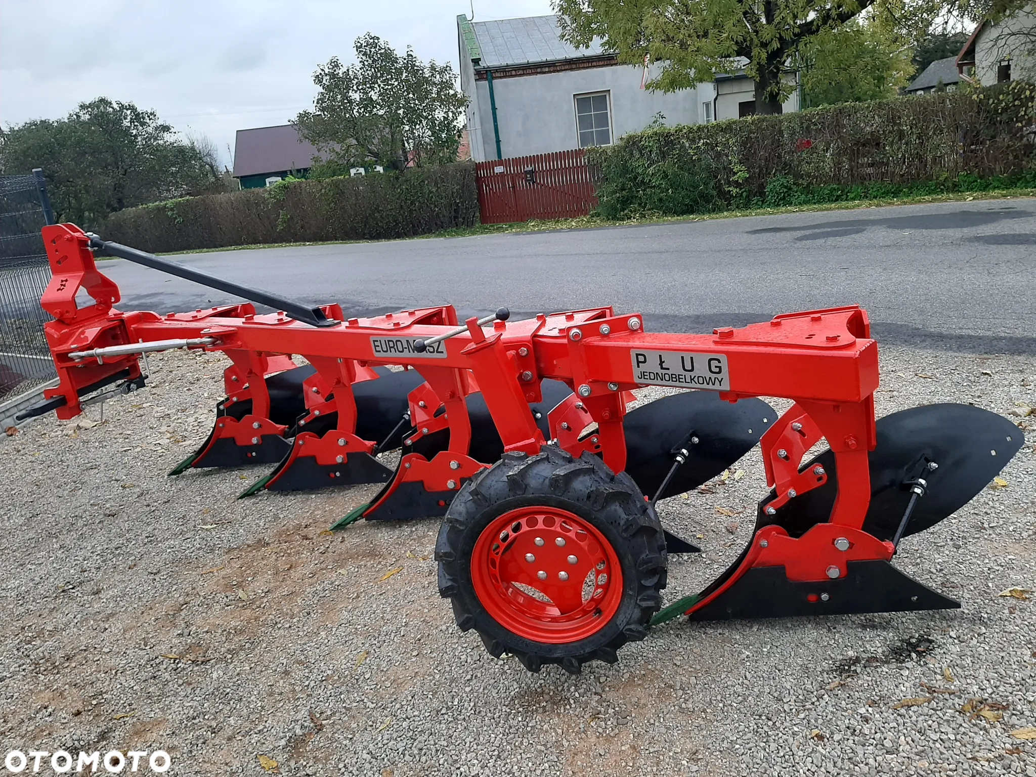 Pług zagonowy jednobelkowy 3/4/5+ skib EURO-MASZ / kverneland 18'' OD RĘKI transport zrywalny/śruba - 2