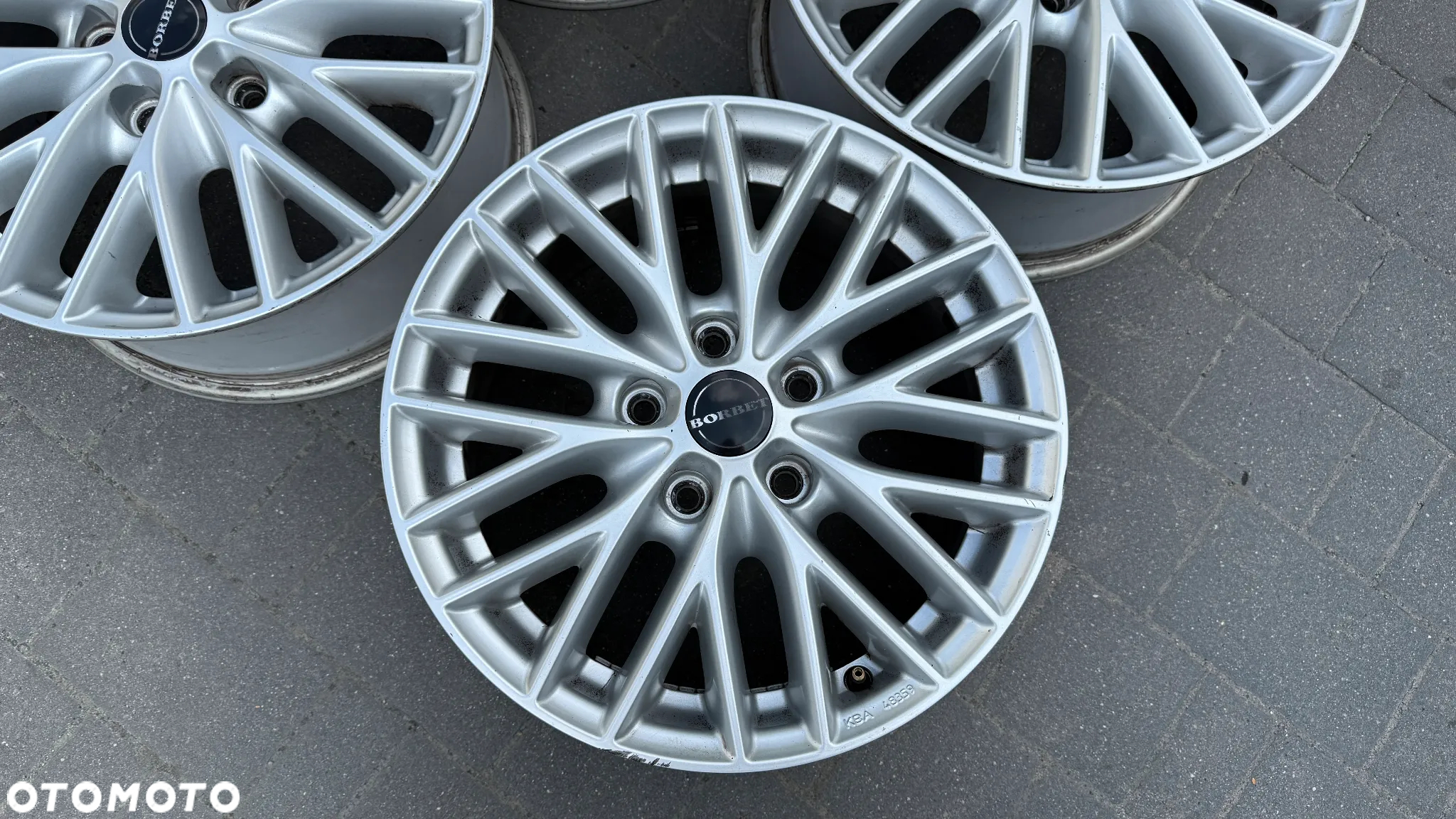FELGI ALUMINIOWE BORBET R16 5x114.3 ET50 koła nissan kia hyundai - 5