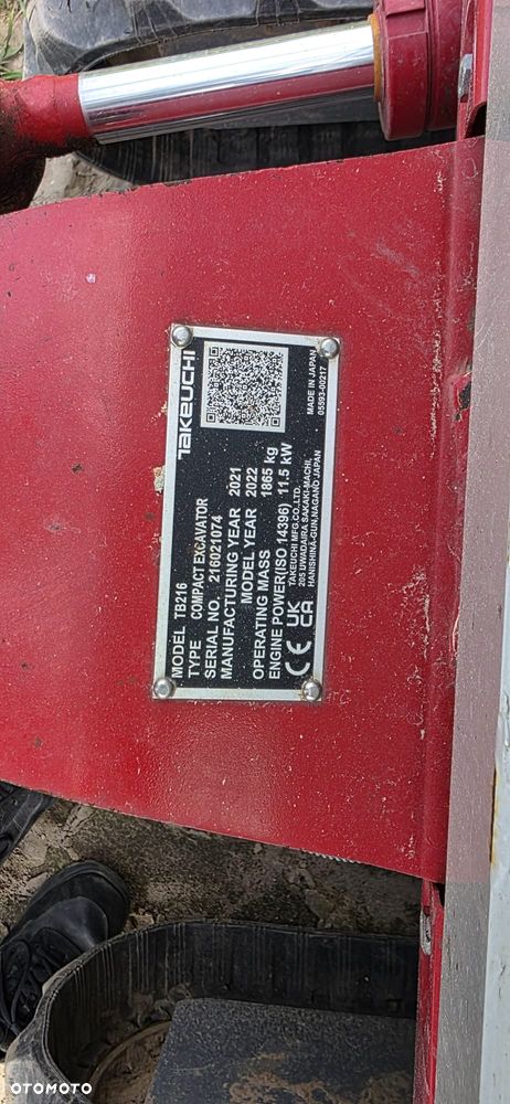 Takeuchi TB216 z Powertilt V4 - 5