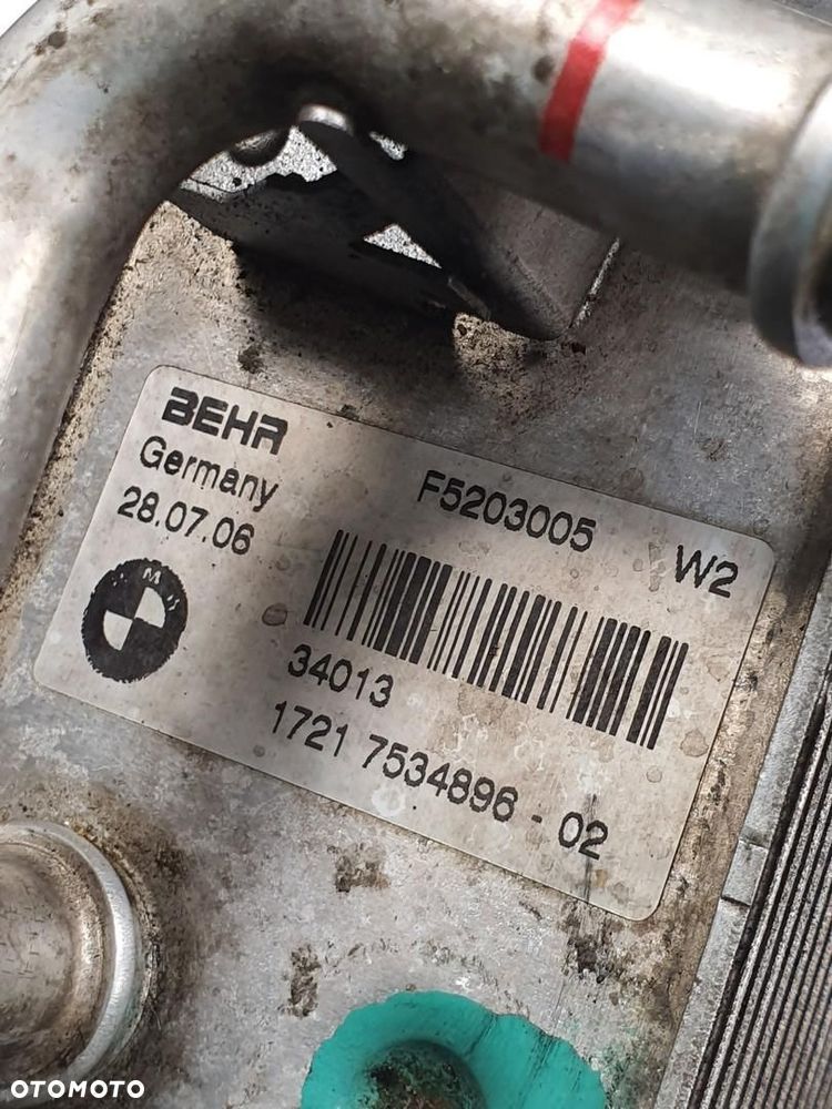 CHŁODNICZKA OLEJU SKRZYNI BMW E60 E61 7534896 - 4