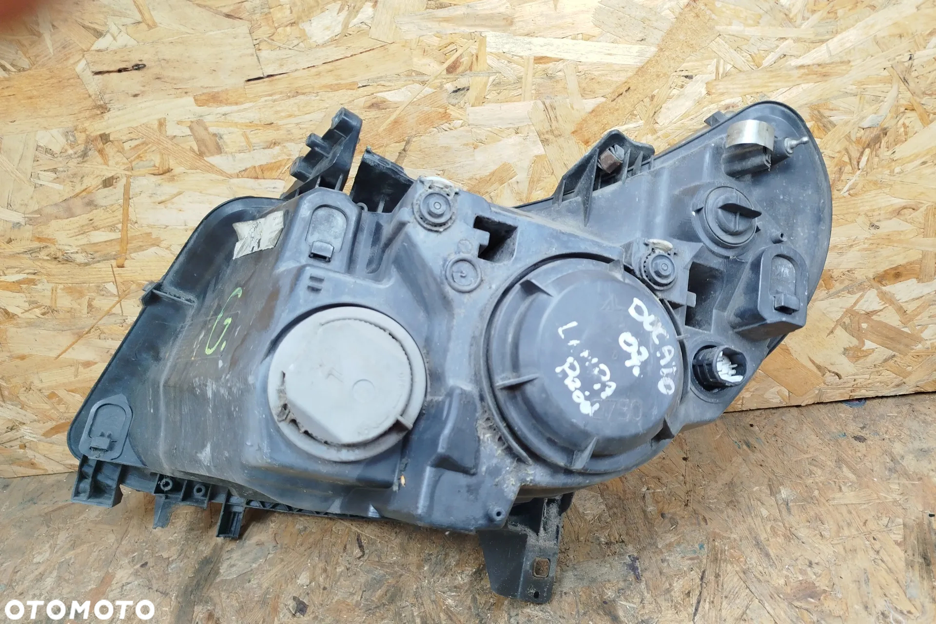 lampa przód prawa kompletna 8PIN NR."G" do Fiat ducato III Boxer Jumper II 06-14r, dość ładna, EUROPA - 5
