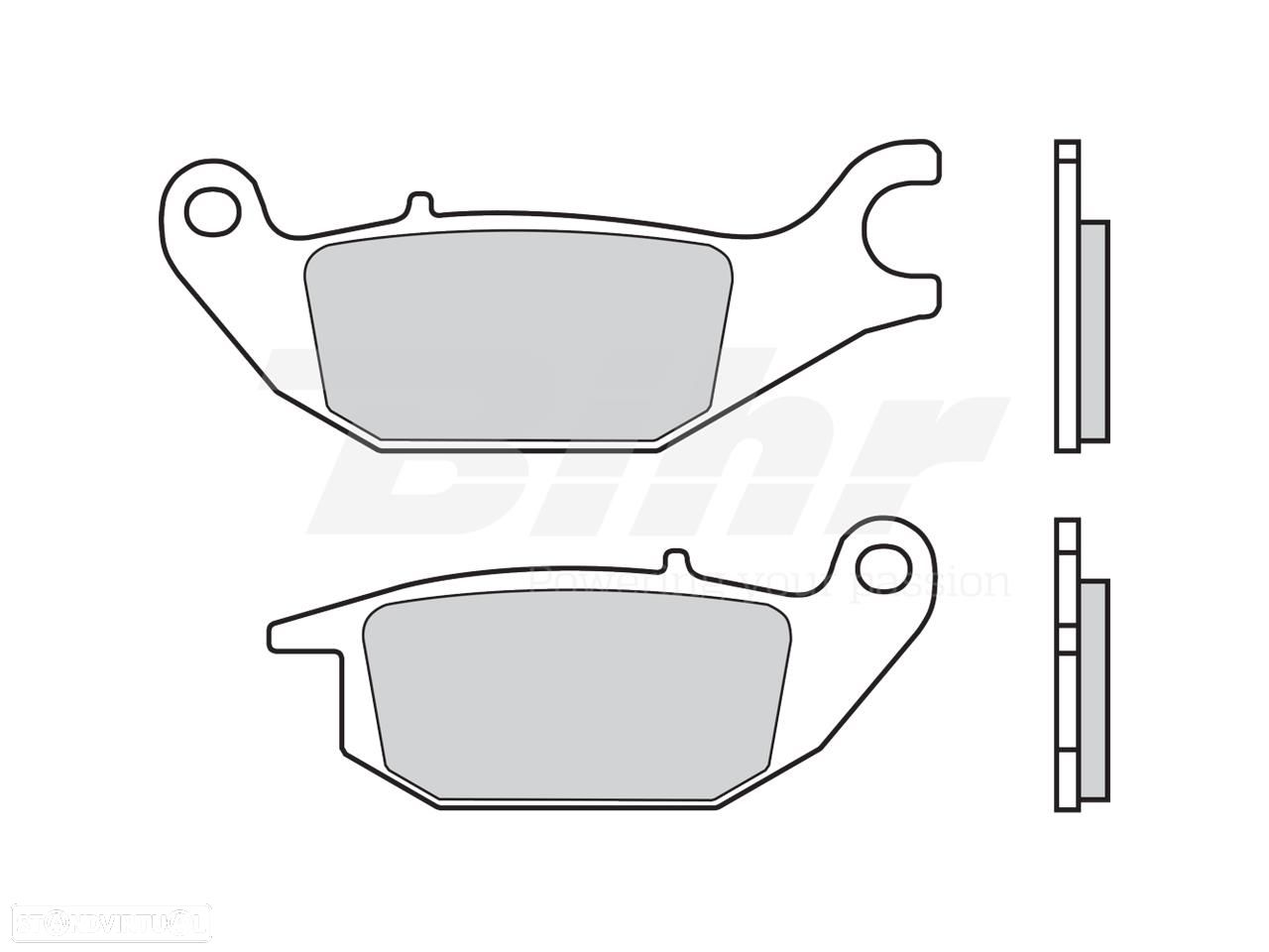 07ho4905 - pastilhas de travão orgânicas brembo 07ho4905 - 1