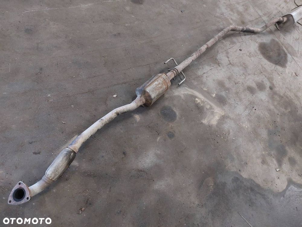 TŁUMIK WYDECH KOMPLET KOŃCOWY KATALIZATOR PUSTY ASTRA H 1.7 CDTI 13150387 - 2