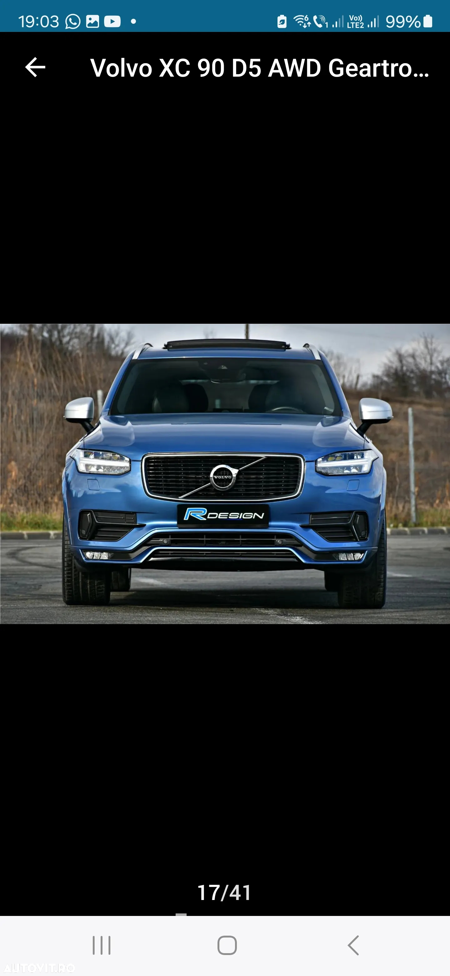Volvo XC 90 D5 AWD Geartronic RDesign - 4
