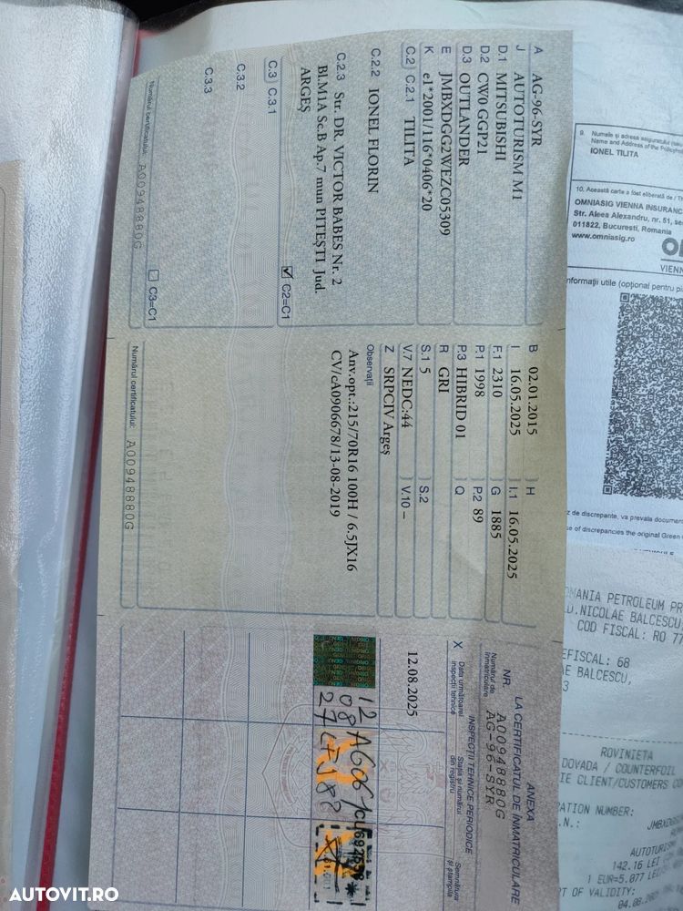 Mitsubishi Outlander 2.0 Litre DOHC MIVEC 4WD Instyle Navi - 1