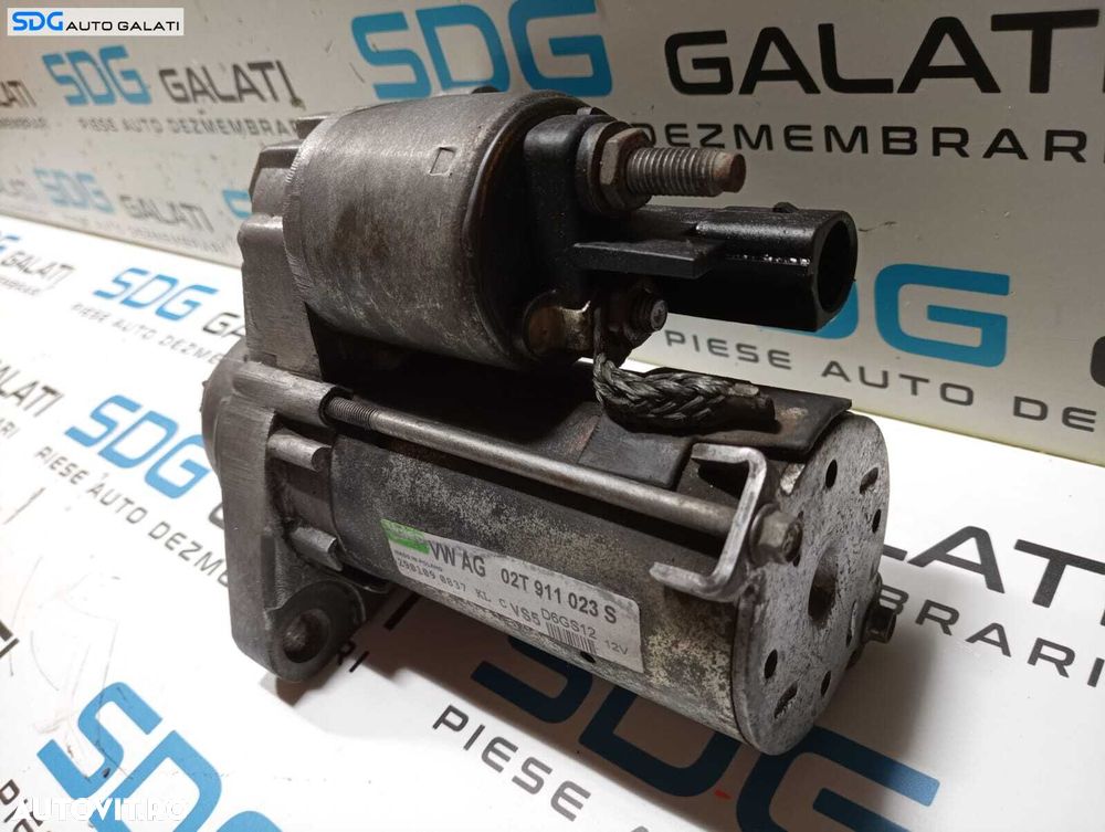 Electromotor cu 10 Dinti Volkswagen Polo 6R 1.6 CNKA CFNA CWVA CLSA 2010 - 2018 Cod 02T911023S D6GS12 [B3618] - 3