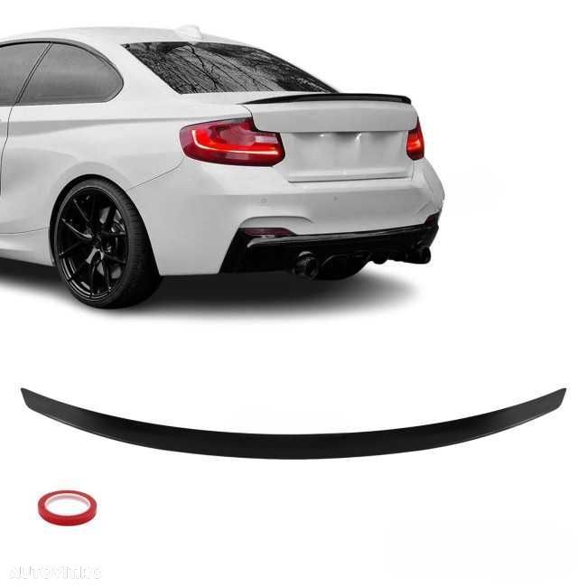 Eleron Lip Codita Portbagaj BMW Seria 2 F22 / F23 / F87, Negru Lucios - 1